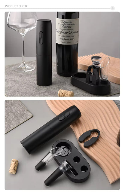 4-in-1 Electric Bottle Wine Opener Set