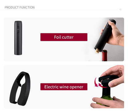 4-in-1 Electric Bottle Wine Opener Set