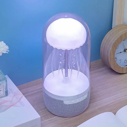 Creative Colorful Jellyfish Lamp Bluetooth Speaker