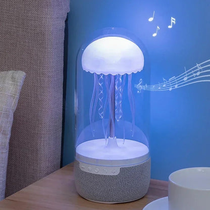 Creative Colorful Jellyfish Lamp Bluetooth Speaker